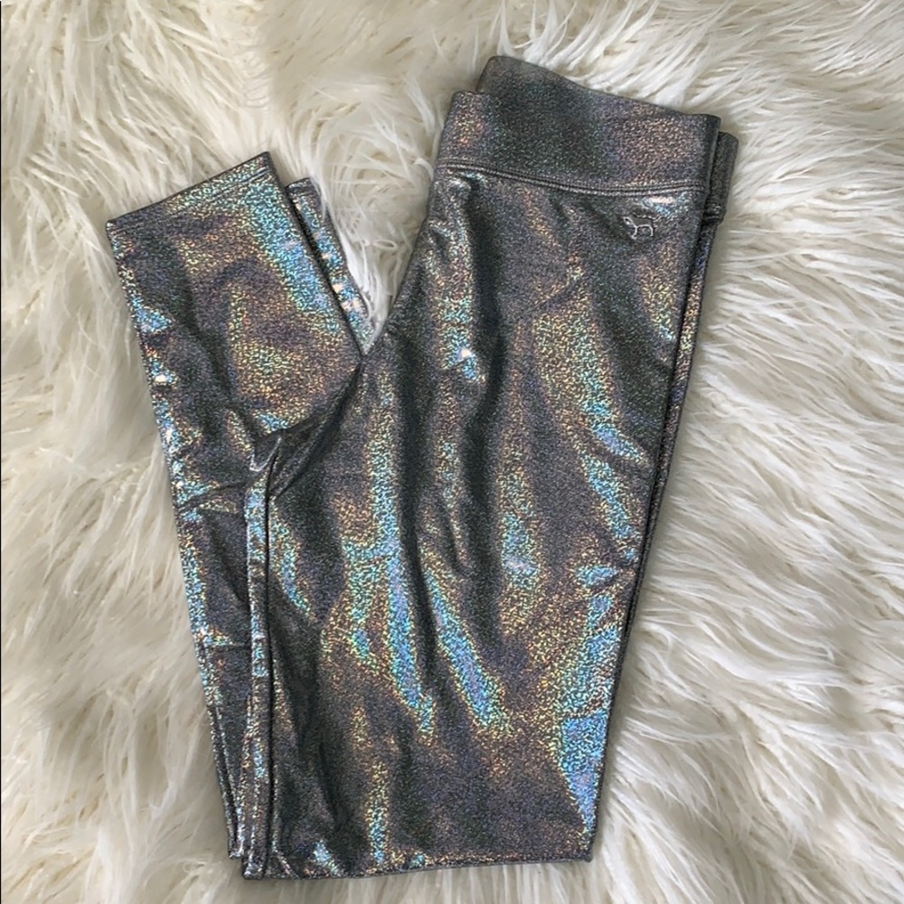 PINK chrome leggings